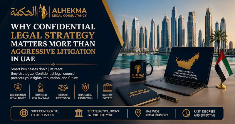Why Confidential Legal Strategy Matters More Than Aggressive Litigation in UAE