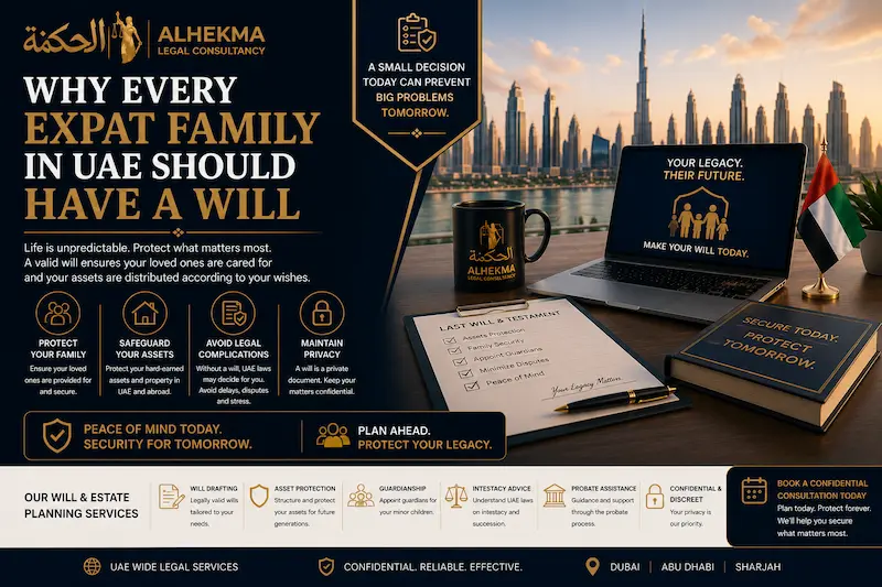 Why Every Expat Family in UAE Should Have a Will